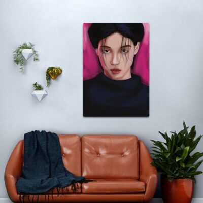 Wooyoung Ateez Canvas Print Official Ateez Merch