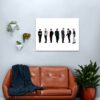 Ateez Deja Vu Digital Illustration Canvas Print Official Ateez Merch