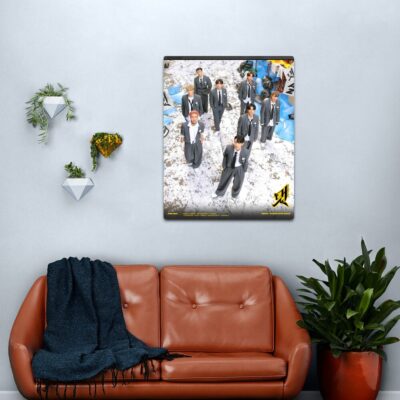 Ateez 'The Real' Canvas Print Official Ateez Merch