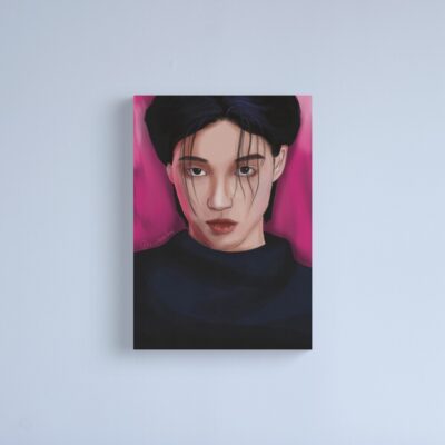 Wooyoung Ateez Canvas Print Official Ateez Merch