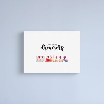 Ateez Dreamers Canvas Print Official Ateez Merch