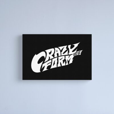 Ateez Crazy Form Logo Canvas Print Official Ateez Merch