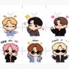 Ateez Meme Mania: K-Pop Delight Sticker Collection Tapestry Official Ateez Merch