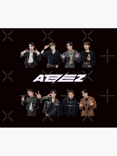 Ateez Kpop Tapestry Official Ateez Merch