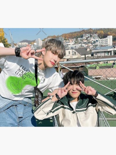 Ateez Mingi & Hongjoong Tapestry Official Ateez Merch