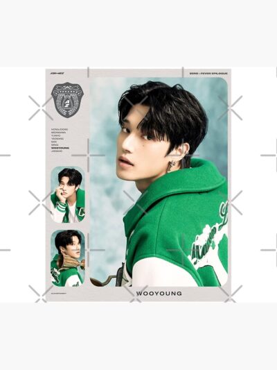 Ateez Wooyoung 'The Real' Tapestry Official Ateez Merch