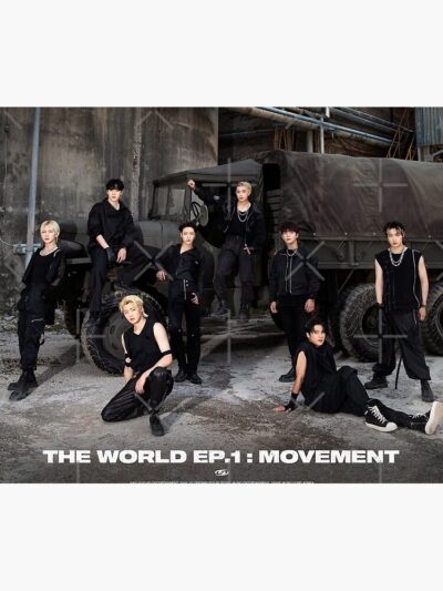 Ateez "The World Ep.1 : Movement Guerrilla" Tapestry Official Ateez Merch