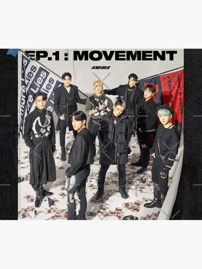 Ateez "The World Ep.1 : Movement Guerrilla" Tapestry Official Ateez Merch