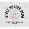 Ateez Boxing Club Tapestry Official Ateez Merch