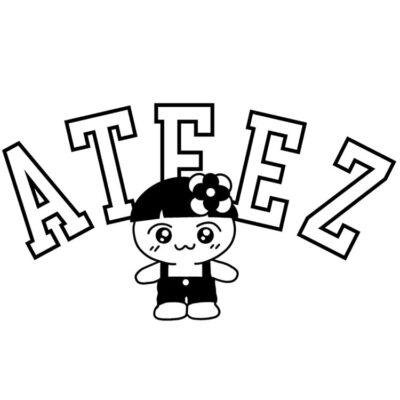 Ateez Hongjoong Teezmon Hanamon Tote Bag Official Ateez Merch