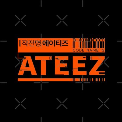 Orange Code Ateez Tote Bag Official Ateez Merch