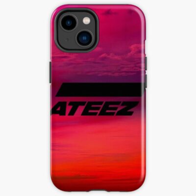 Ateez Sunset Dream Logo Phone Case Iphone Tough Case Iphone Case Official Ateez Merch