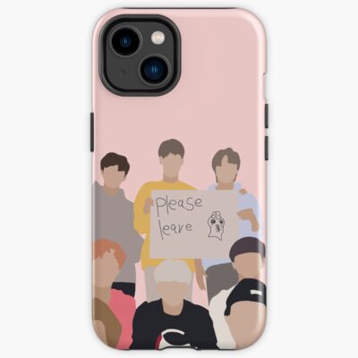 Ateez Please Leave Live Digital Illustration Iphone Case Official Ateez Merch