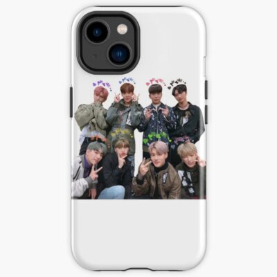 Ateez N' Hearts Iphone Case Official Ateez Merch