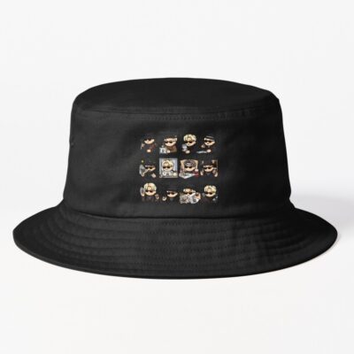 Ateez Meme Mania K-Pop Delight Sticker Collection Bucket Hat Official Ateez Merch