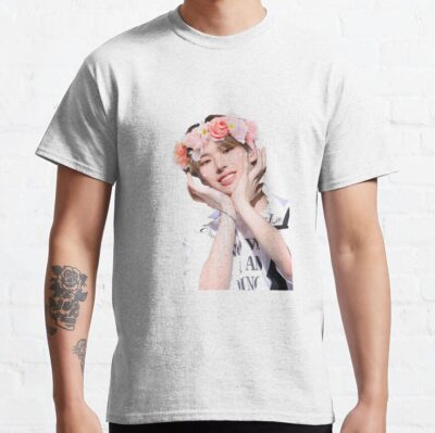 Flower Crown Mingi T-Shirt Official Ateez Merch