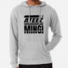 Ateez Atiny Kpop Song Mingi Min-Gi Logo Fan Design Hoodie Official Ateez Merch