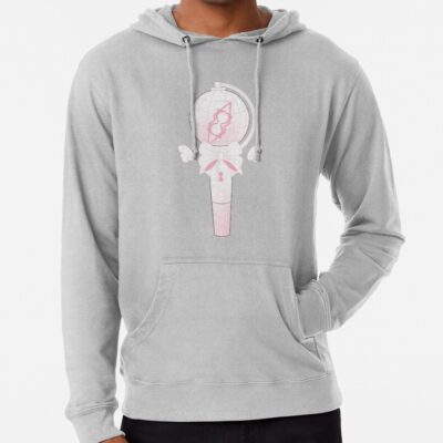 Ateez Lightstick Kpop Pink Kawaii Hoodie Official Ateez Merch