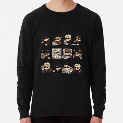 Ateez Meme Mania K-Pop Delight Sticker Collection Sweatshirt Official Ateez Merch