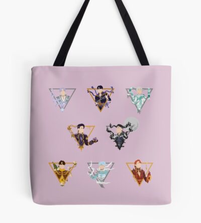 Ateez Elemental Sorcerers - Full Set Tote Bag Official Ateez Merch