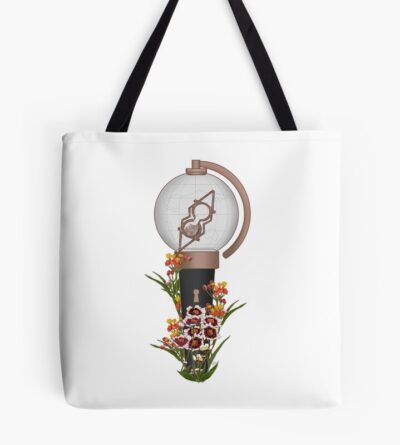 Ateez Floral Lightstick Kpop Tote Bag Official Ateez Merch