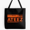 Orange Code Ateez Tote Bag Official Ateez Merch