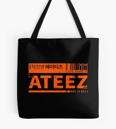 Orange Code Ateez Tote Bag Official Ateez Merch