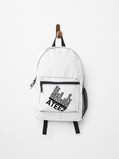 Gifts For Women Ateez Member Names Design Music Vintage Retro Backpack Official Ateez Merch