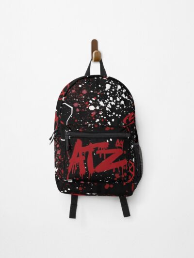 Ateez Break The Wall Grafitty Black Backpack Official Ateez Merch