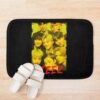 Ateez Kpop Group Members Yellow Kpop Rgb Color Design Bath Mat Official Ateez Merch