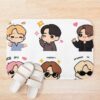 Ateez Meme Mania: K-Pop Delight Sticker Collection Bath Mat Official Ateez Merch