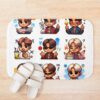 Ateez Meme Mania: K-Pop Delight Sticker Collection Bath Mat Official Ateez Merch