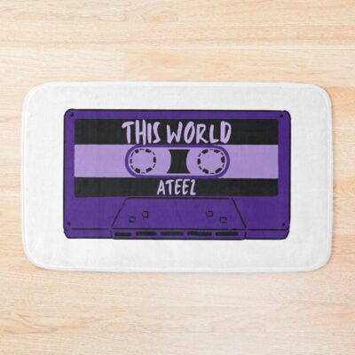 Ateez This World Cassette Bath Mat Official Ateez Merch