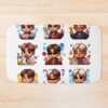 Ateez Meme Mania: K-Pop Delight Sticker Collection Bath Mat Official Ateez Merch