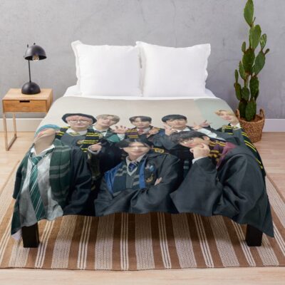 Ateez Throw Blanket Official Ateez Merch