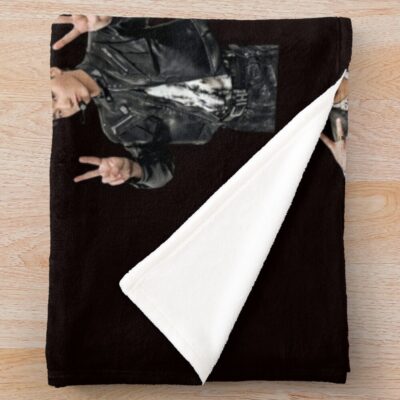 Ateez Kpop Throw Blanket Official Ateez Merch