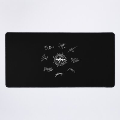 Ateez Members Signature 2 Mouse Pad Official Ateez Merch