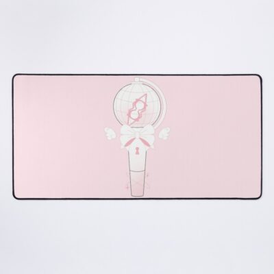 Ateez Lightstick Kpop Pink Kawaii Mouse Pad Official Ateez Merch