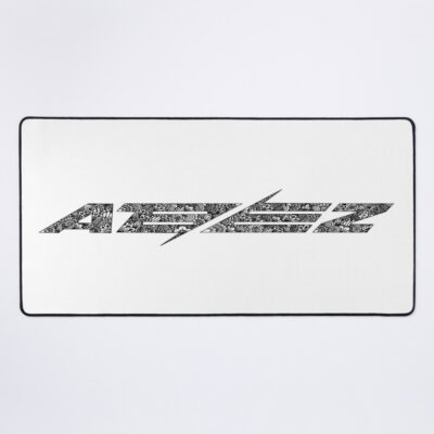 Zentangle Ateez Logo Mouse Pad Official Ateez Merch