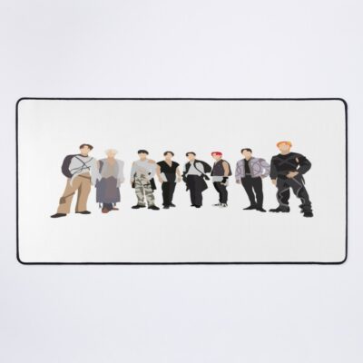 Ateez Halazia Digital Illustration Mouse Pad Official Ateez Merch