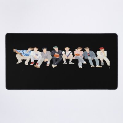 Ateez Wave Mouse Pad Official Ateez Merch