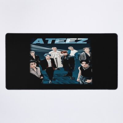 Ateez Kpop Mouse Pad Official Ateez Merch