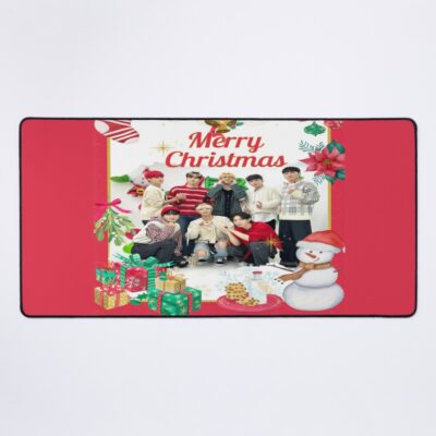 Ateez Christmas Mouse Pad Official Ateez Merch