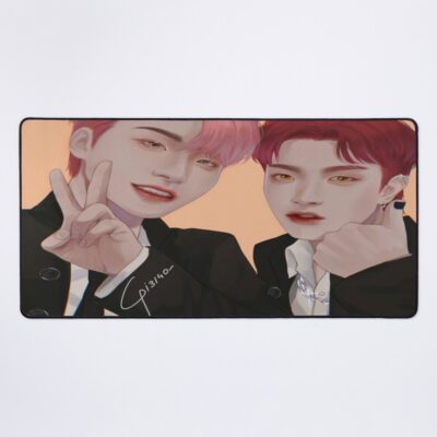 Ateez Seonghwa & Hongjoong Matz Berries Mouse Pad Official Ateez Merch