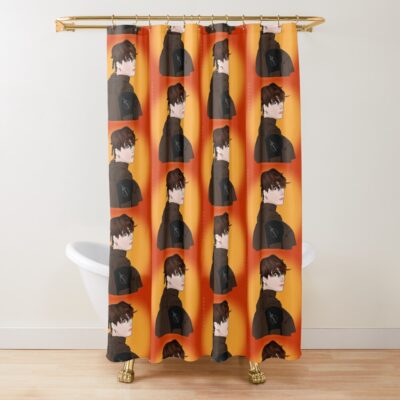 Hongjoong Of Ateez Of Kpop Shower Curtain Official Ateez Merch