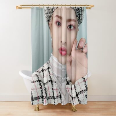 Ateez Seonghwa Shower Curtain Official Ateez Merch