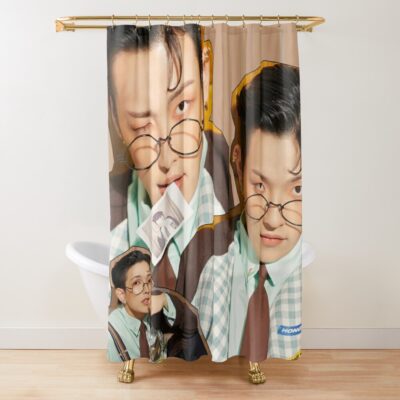 Ateez Hongjoong 'The Real' Shower Curtain Official Ateez Merch