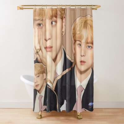 Ateez Yunho 'The Real' Shower Curtain Official Ateez Merch