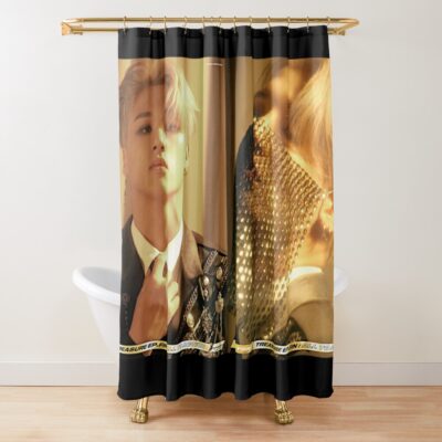 Ateez Wooyoung Shower Curtain Official Ateez Merch