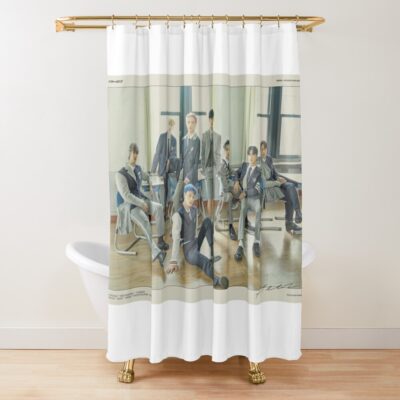 Ateez Zero : Fever Epilogue 야간비행(Turbulence) Shower Curtain Official Ateez Merch